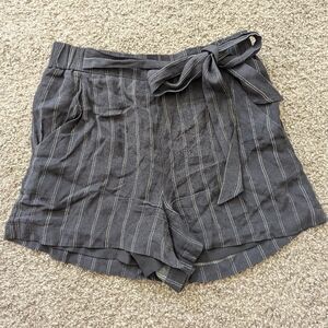 Wilfred Side Tie Pinstripe Shorts